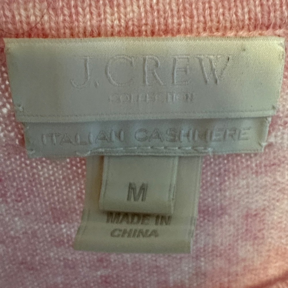 J. Crew Soft Pink cashmere tee Medium perfect condition - Picture 6 of 7
